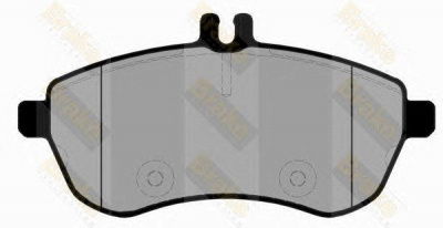 BRAKE ENGINEERING pa1783 -  Комплект тормозных колодок, дисковый тормоз